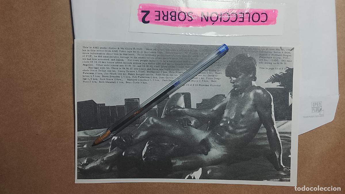 Autres: hoja tematica gay artistica fotografica o comic hombre erotico desnudos culturismo homo sexo EROTICA