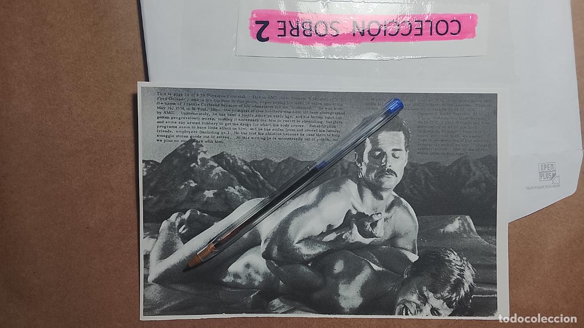 Autres: hoja tematica gay artistica fotografica o comic hombre erotico desnudos culturismo homo sexo EROTICA