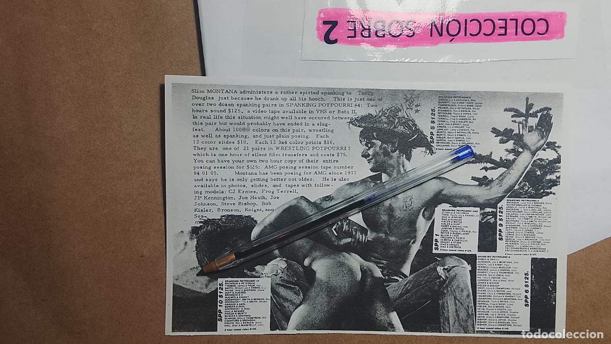 Autres: hoja tematica gay artistica fotografica o comic hombre erotico desnudos culturismo homo sexo EROTICA