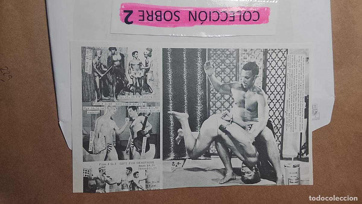 Autres: hoja tematica gay artistica fotografica o comic hombre erotico desnudos culturismo homo sexo EROTICA