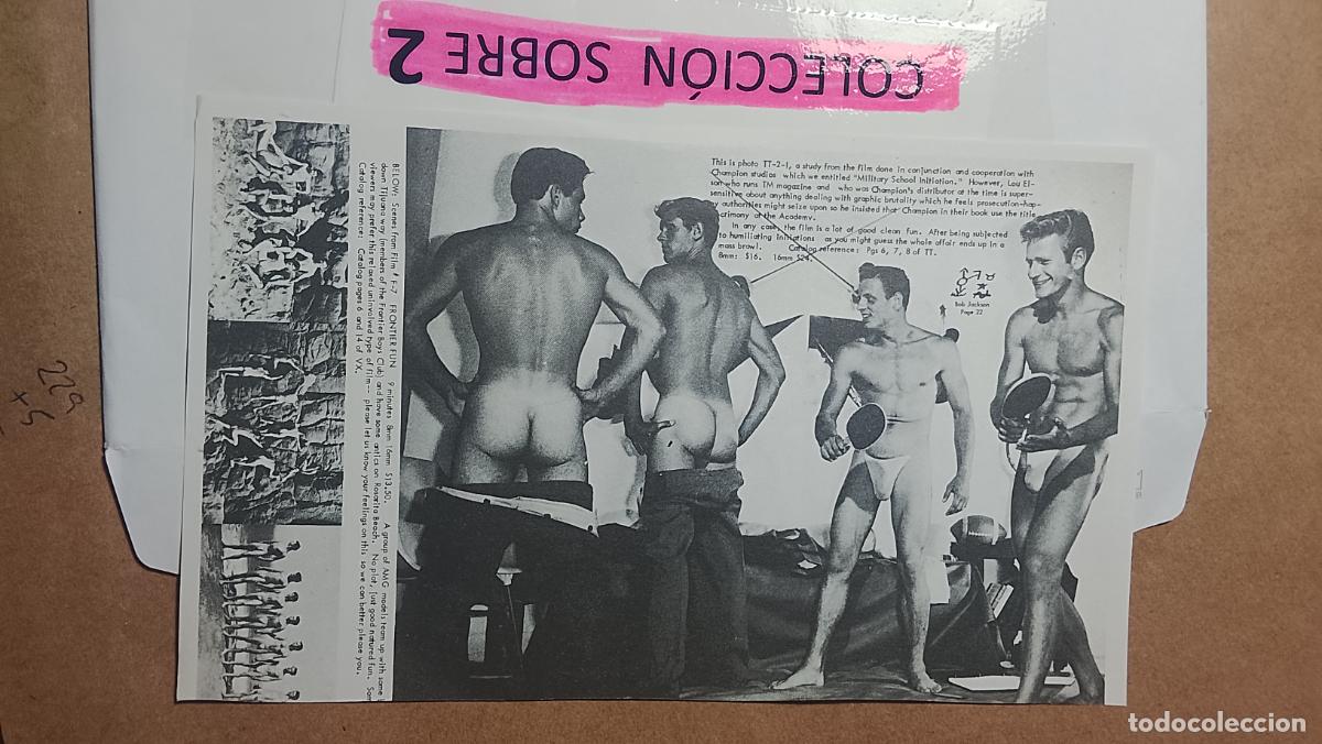 Autres: hoja tematica gay artistica fotografica o comic hombre erotico desnudos culturismo homo sexo EROTICA
