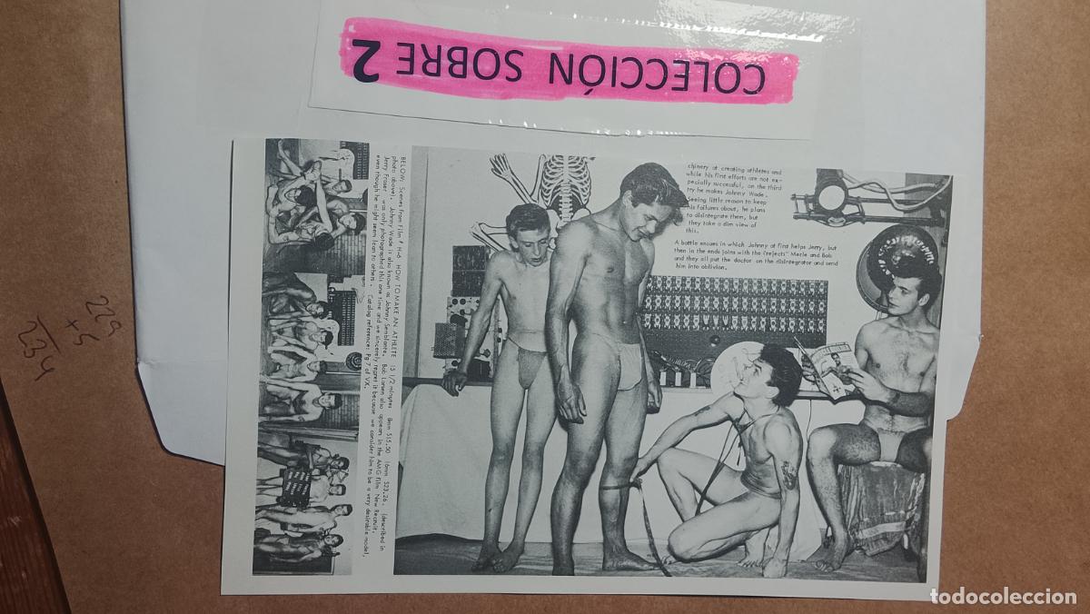 Autres: hoja tematica gay artistica fotografica o comic hombre erotico desnudos culturismo homo sexo EROTICA