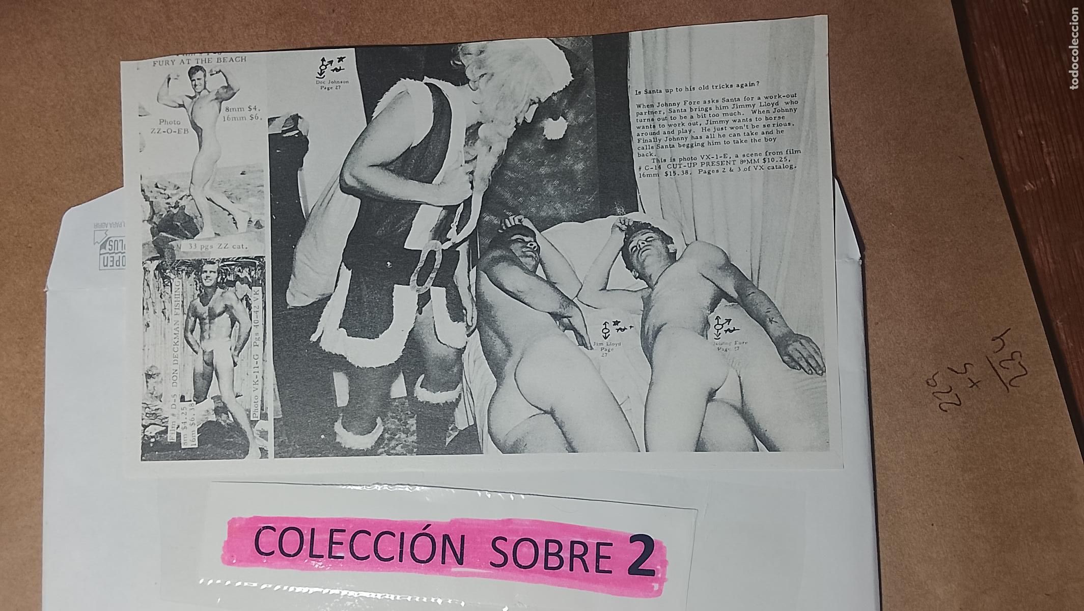 Autres: hoja tematica gay artistica fotografica o comic hombre erotico desnudos culturismo homo sexo EROTICA