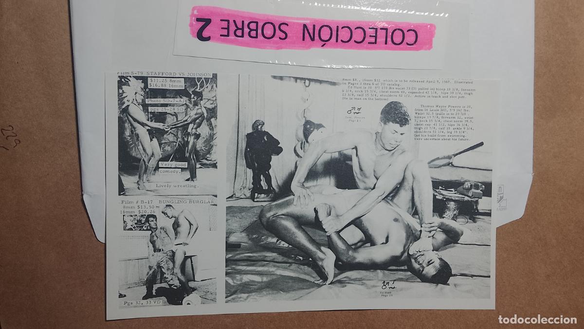 Autres: hoja tematica gay artistica fotografica o comic hombre erotico desnudos culturismo homo sexo EROTICA