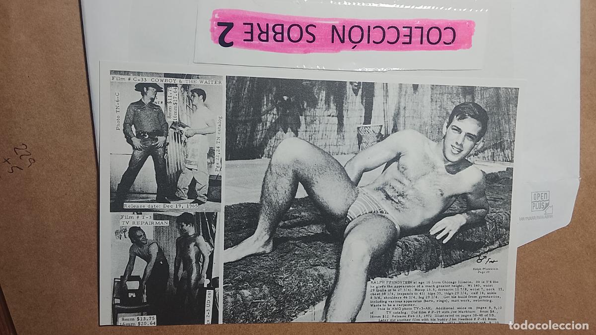 Autres: hoja tematica gay artistica fotografica o comic hombre erotico desnudos culturismo homo sexo EROTICA