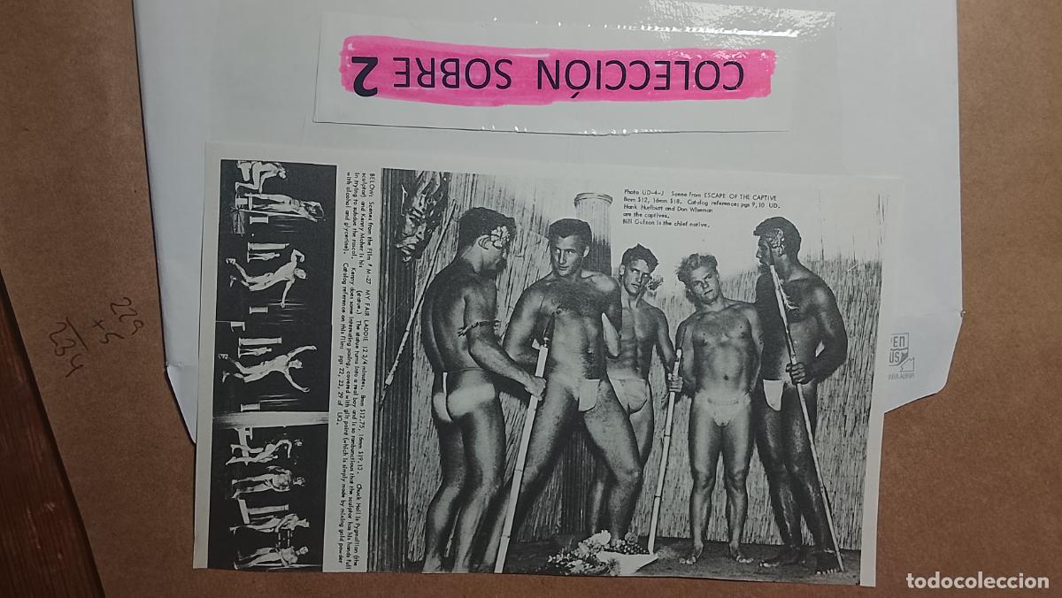 Autres: hoja tematica gay artistica fotografica o comic hombre erotico desnudos culturismo homo sexo EROTICA