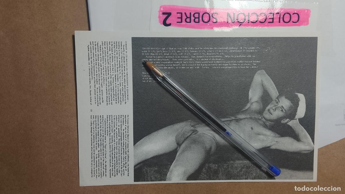 Autres: hoja tematica gay artistica fotografica o comic hombre erotico desnudos culturismo homo sexo EROTICA