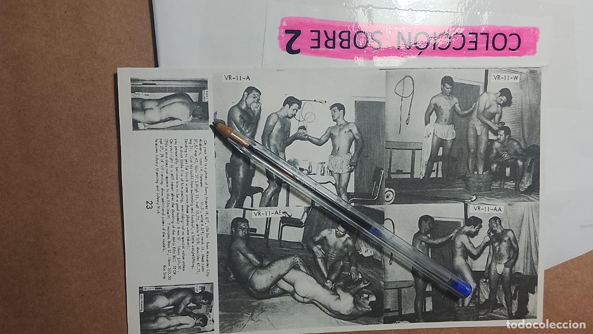 Autres: hoja tematica gay artistica fotografica o comic hombre erotico desnudos culturismo homo sexo EROTICA