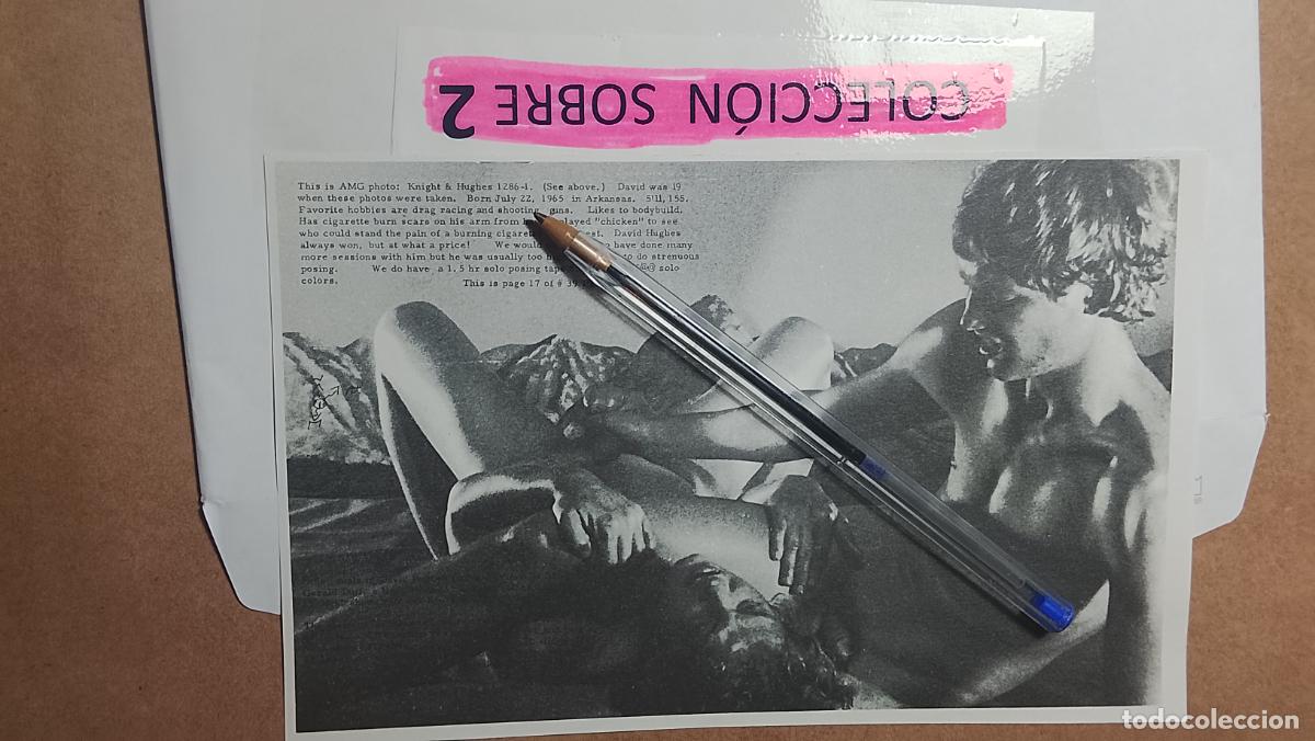 Autres: hoja tematica gay artistica fotografica o comic hombre erotico desnudos culturismo homo sexo EROTICA