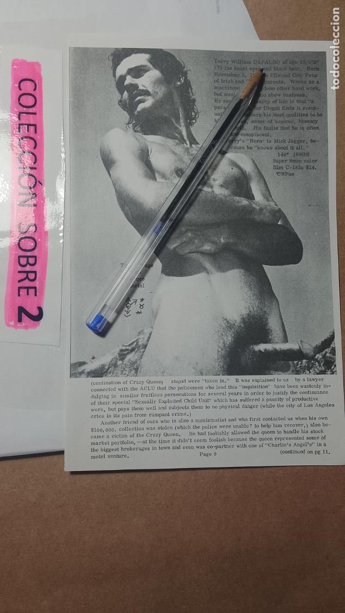 Andere Artikel: hoja tematica gay artistica fotografica o comic hombre erotico desnudos culturismo homo sexo EROTICA