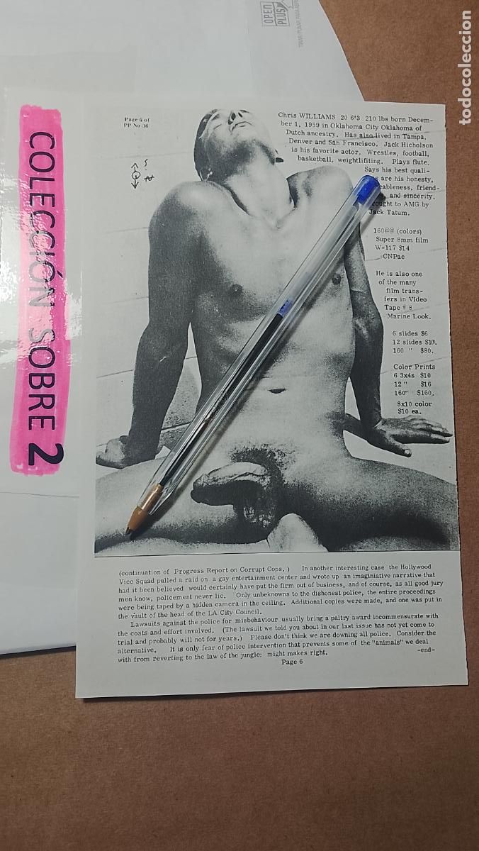 Andere Artikel: hoja tematica gay artistica fotografica o comic hombre erotico desnudos culturismo homo sexo EROTICA
