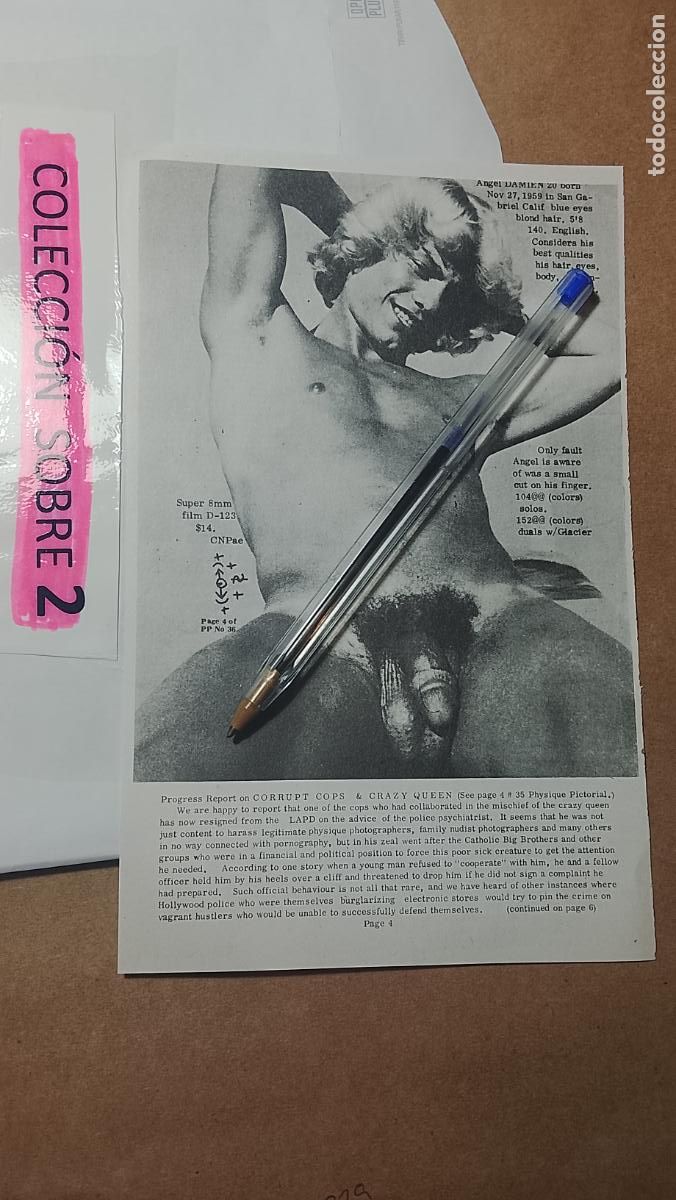 Andere Artikel: hoja tematica gay artistica fotografica o comic hombre erotico desnudos culturismo homo sexo EROTICA