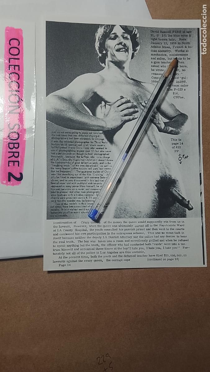 Andere Artikel: hoja tematica gay artistica fotografica o comic hombre erotico desnudos culturismo homo sexo EROTICA