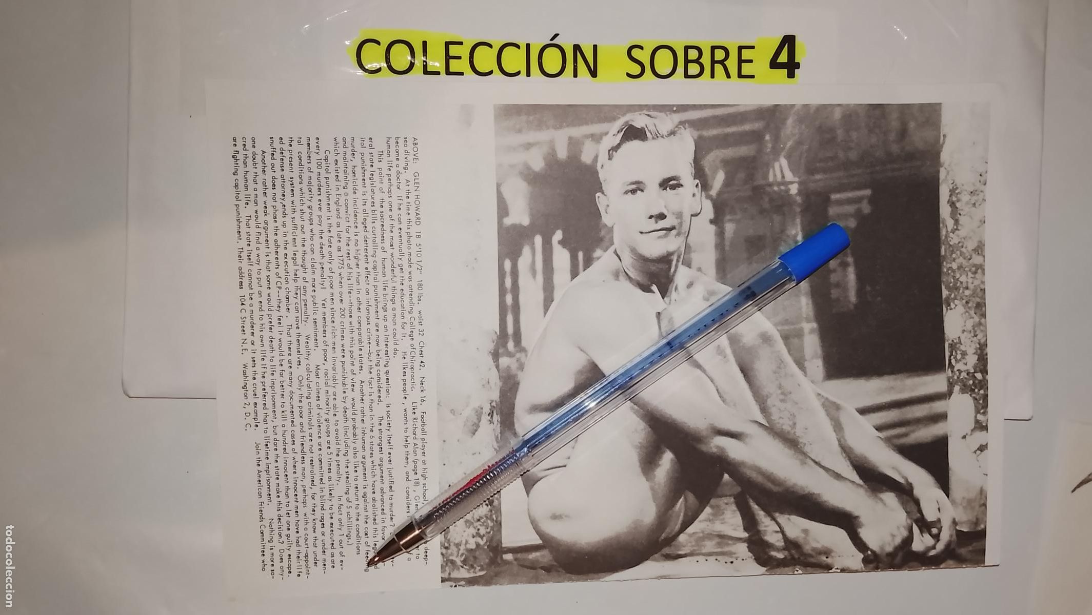 Autres: hoja tematica gay artistica fotografica o comic hombre erotico desnudos culturismo homo sexo EROTICA