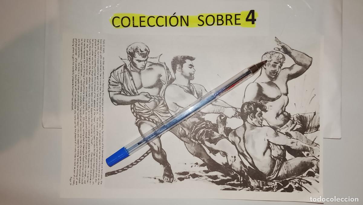 Autres: hoja tematica gay artistica fotografica o comic hombre erotico desnudos culturismo homo sexo EROTICA