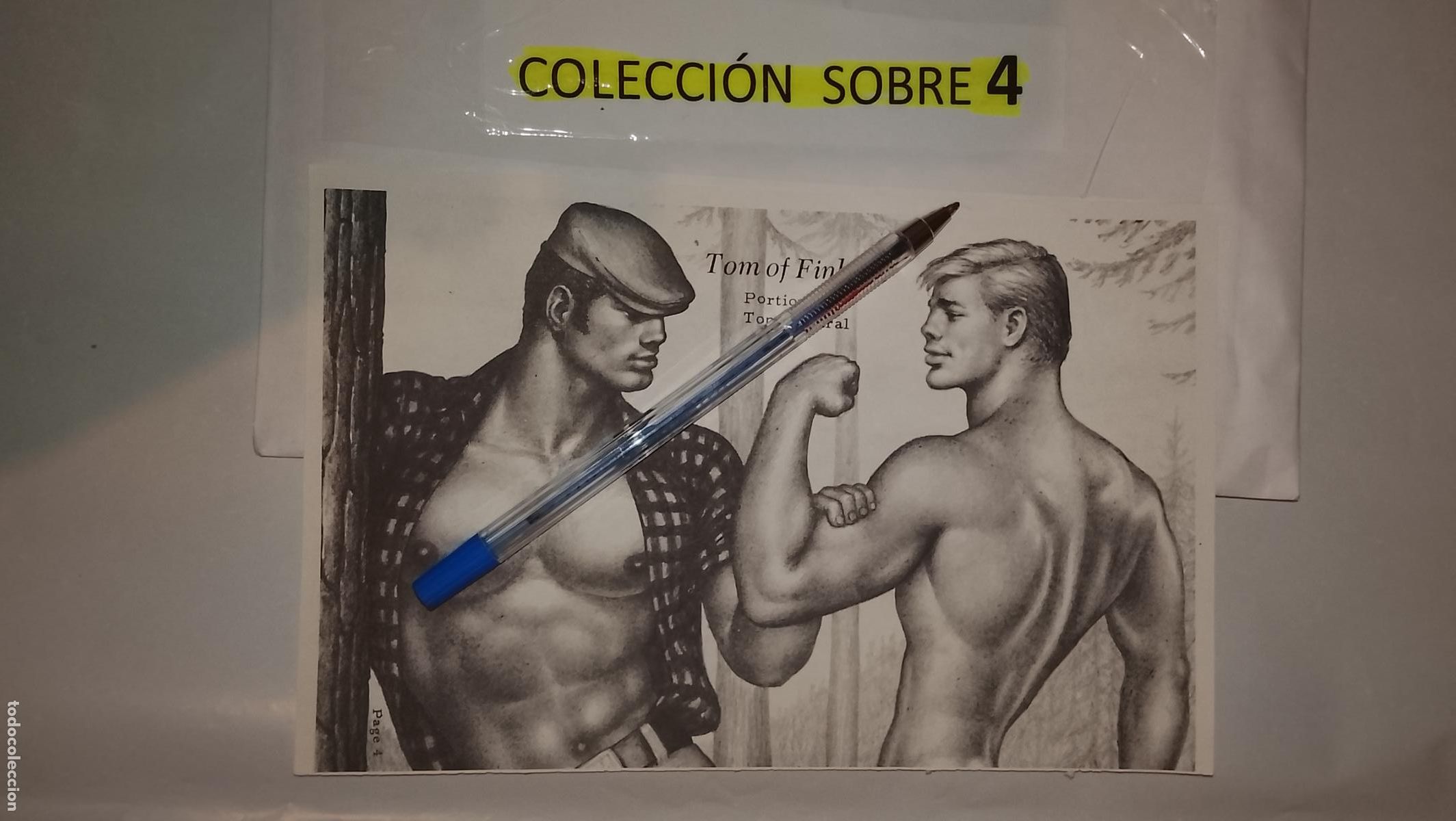 Autres: hoja tematica gay artistica fotografica o comic hombre erotico desnudos culturismo homo sexo EROTICA