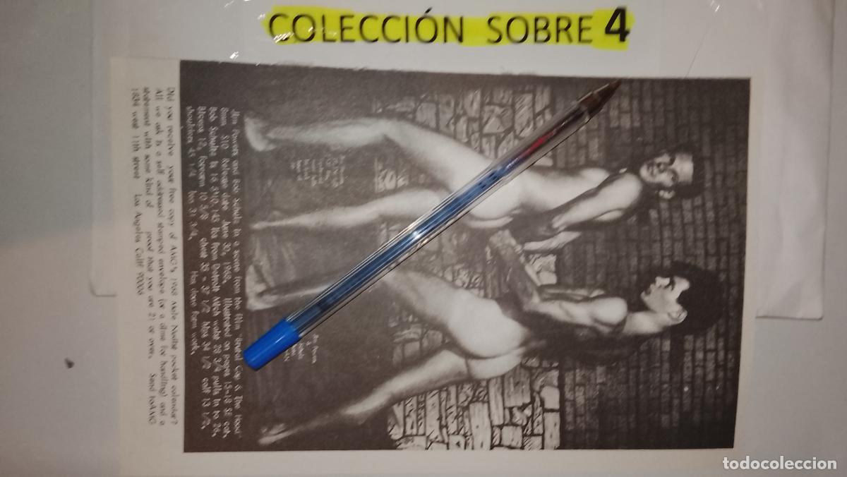 Autres: hoja tematica gay artistica fotografica o comic hombre erotico desnudos culturismo homo sexo EROTICA