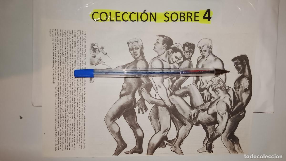 Autres: hoja tematica gay artistica fotografica o comic hombre erotico desnudos culturismo homo sexo EROTICA