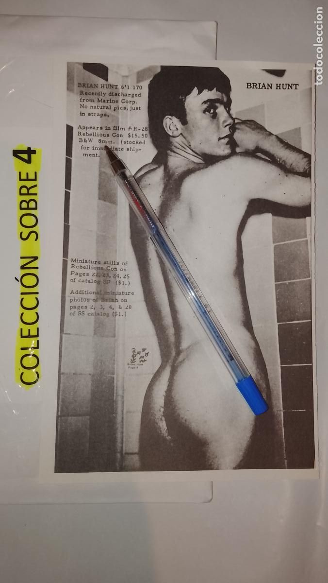 Autres: hoja tematica gay artistica fotografica o comic hombre erotico desnudos culturismo homo sexo EROTICA