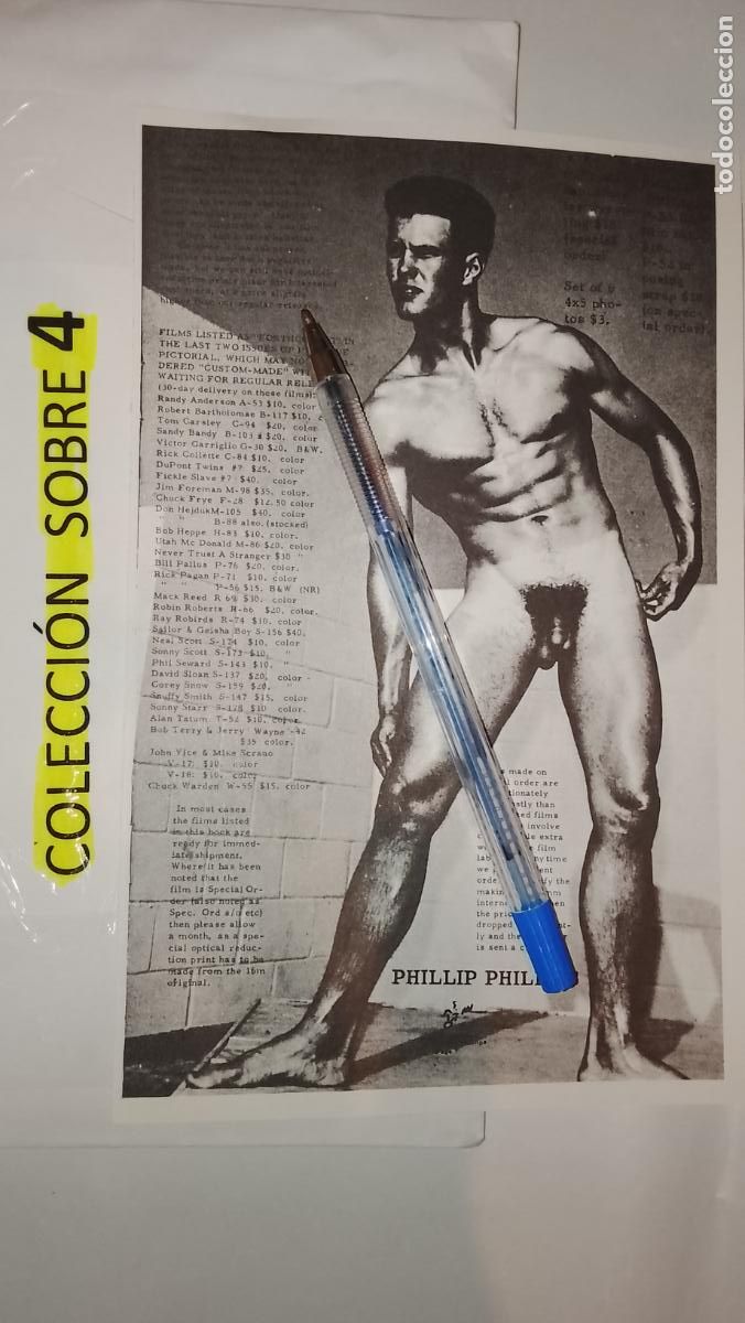 Autres: hoja tematica gay artistica fotografica o comic hombre erotico desnudos culturismo homo sexo EROTICA