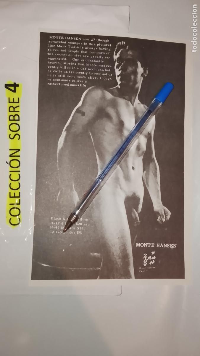 Autres: hoja tematica gay artistica fotografica o comic hombre erotico desnudos culturismo homo sexo EROTICA