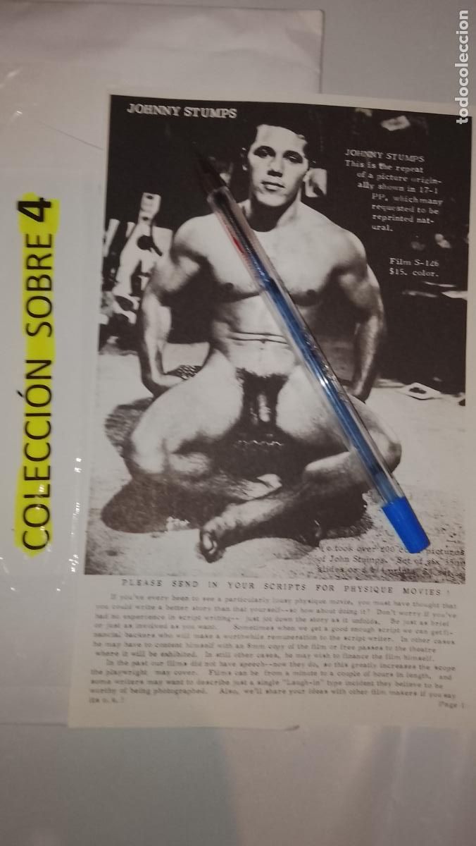 Autres: hoja tematica gay artistica fotografica o comic hombre erotico desnudos culturismo homo sexo EROTICA