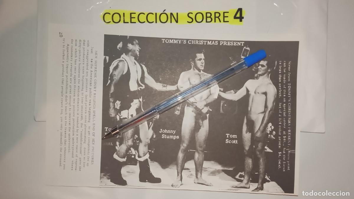 Autres: hoja tematica gay artistica fotografica o comic hombre erotico desnudos culturismo homo sexo EROTICA