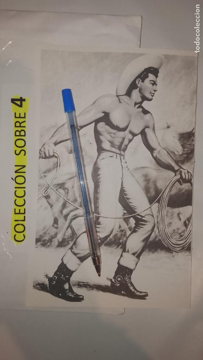 Autres: hoja tematica gay artistica fotografica o comic hombre erotico desnudos culturismo homo sexo EROTICA