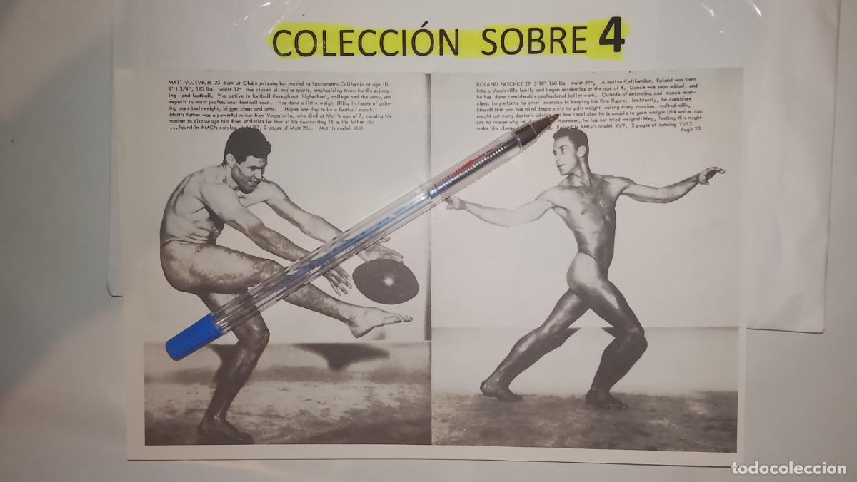 Autres: hoja tematica gay artistica fotografica o comic hombre erotico desnudos culturismo homo sexo EROTICA