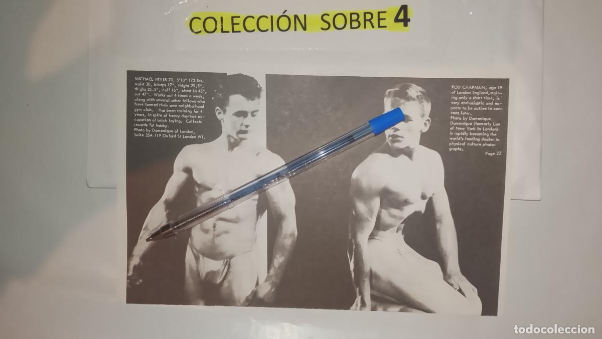 Autres: hoja tematica gay artistica fotografica o comic hombre erotico desnudos culturismo homo sexo EROTICA