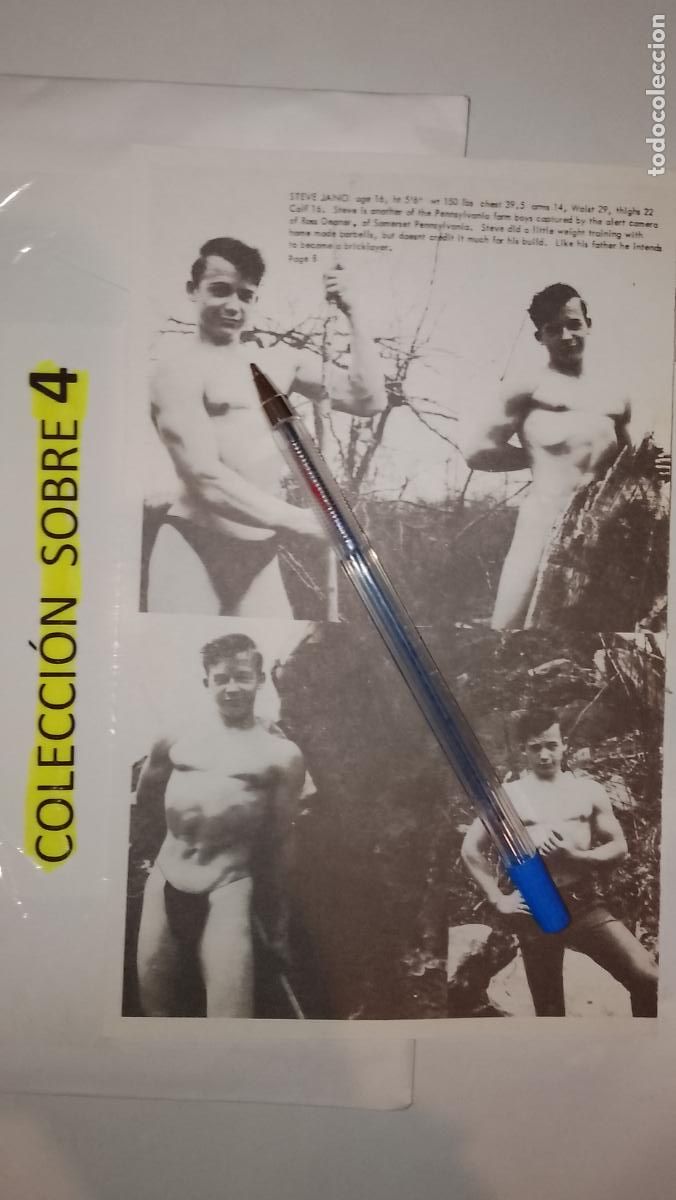 Autres: hoja tematica gay artistica fotografica o comic hombre erotico desnudos culturismo homo sexo EROTICA