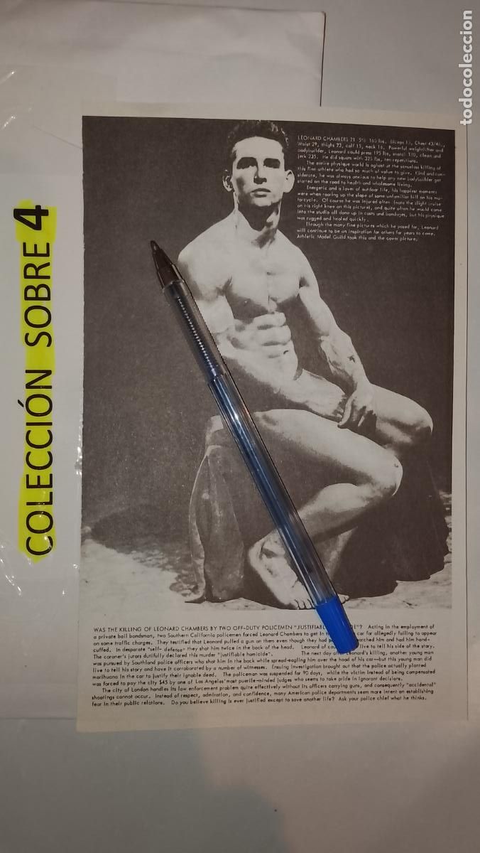 Autres: hoja tematica gay artistica fotografica o comic hombre erotico desnudos culturismo homo sexo EROTICA