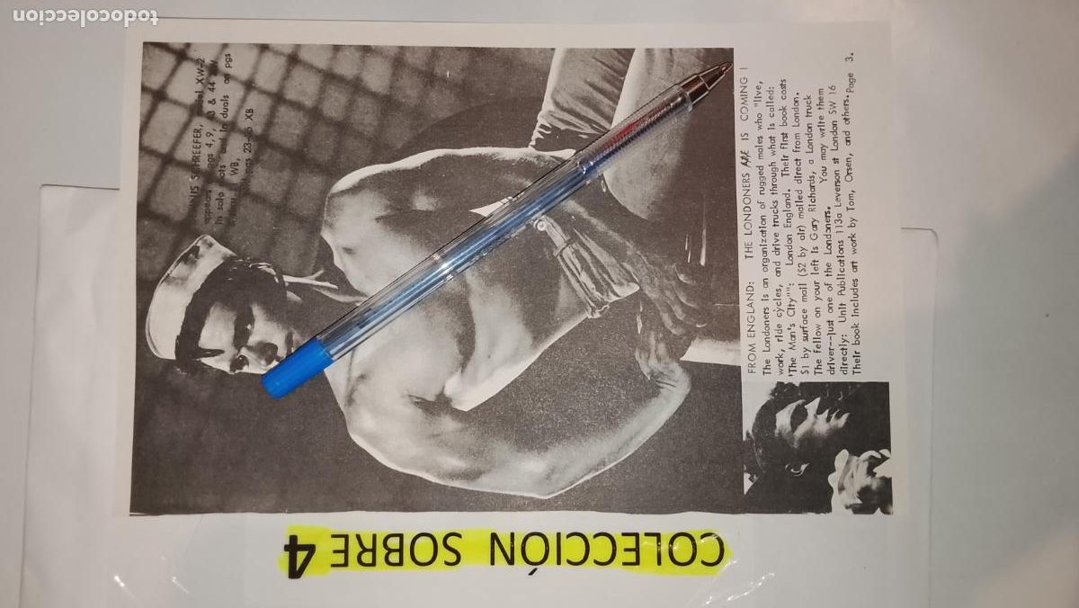 Autres: hoja tematica gay artistica fotografica o comic hombre erotico desnudos culturismo homo sexo EROTICA