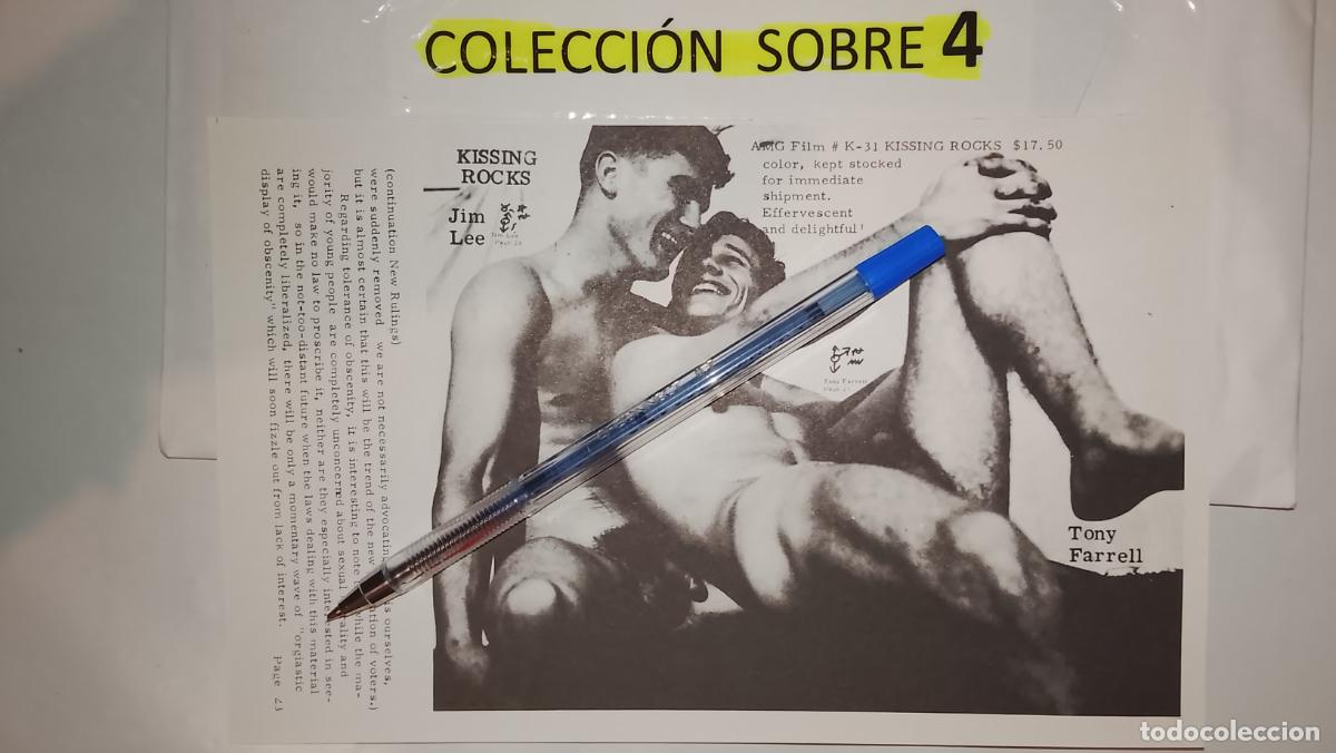 Autres: hoja tematica gay artistica fotografica o comic hombre erotico desnudos culturismo homo sexo EROTICA