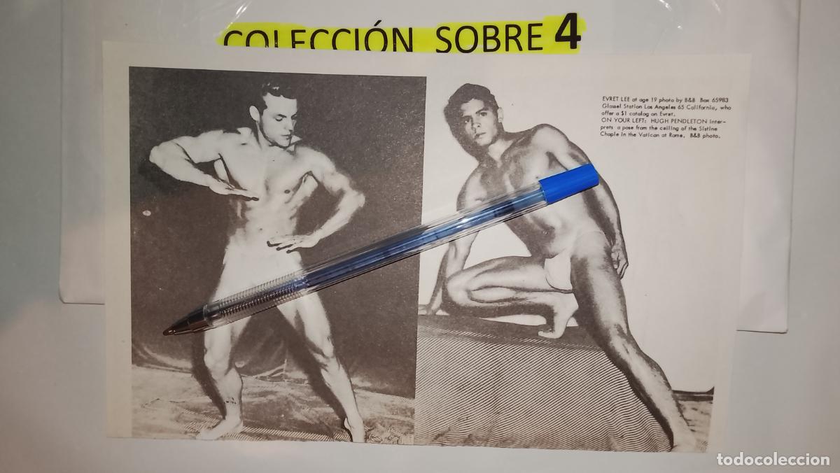 Autres: hoja tematica gay artistica fotografica o comic hombre erotico desnudos culturismo homo sexo EROTICA