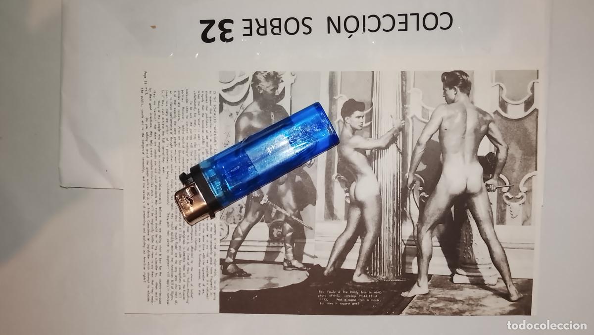 Autres: hoja tematica gay artistica fotografica o comic hombre erotico desnudos culturismo homo sexo EROTICA
