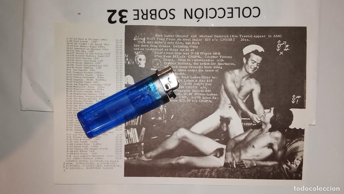 Autres: hoja tematica gay artistica fotografica o comic hombre erotico desnudos culturismo homo sexo EROTICA
