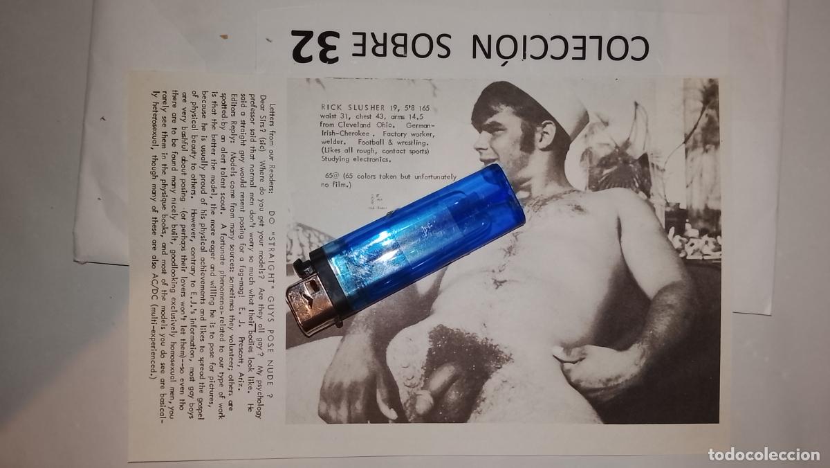Autres: hoja tematica gay artistica fotografica o comic hombre erotico desnudos culturismo homo sexo EROTICA