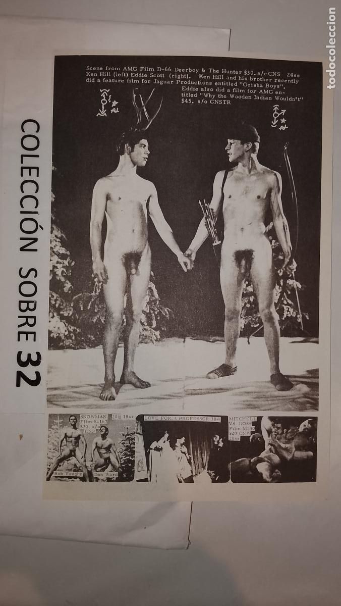 Outros: hoja tematica gay artistica fotografica o comic hombre erotico desnudos culturismo homo sexo EROTICA