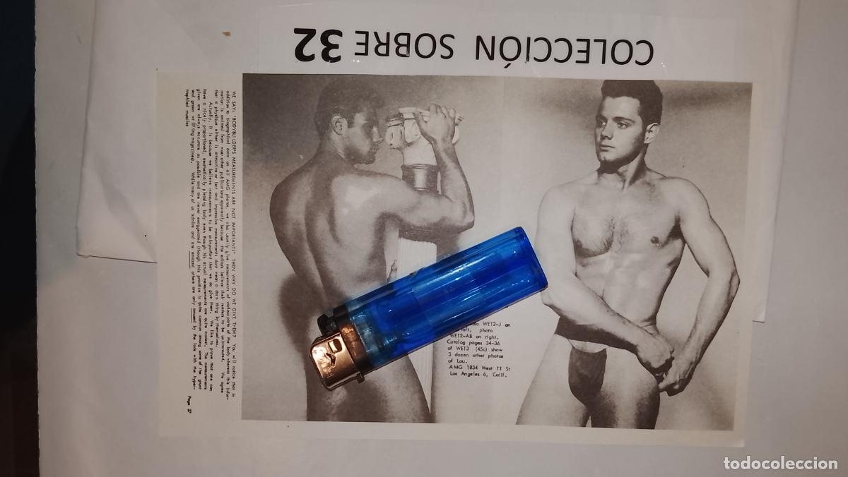 Autres: hoja tematica gay artistica fotografica o comic hombre erotico desnudos culturismo homo sexo EROTICA