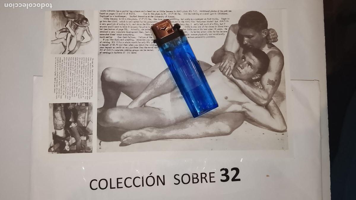 Autres: hoja tematica gay artistica fotografica o comic hombre erotico desnudos culturismo homo sexo EROTICA