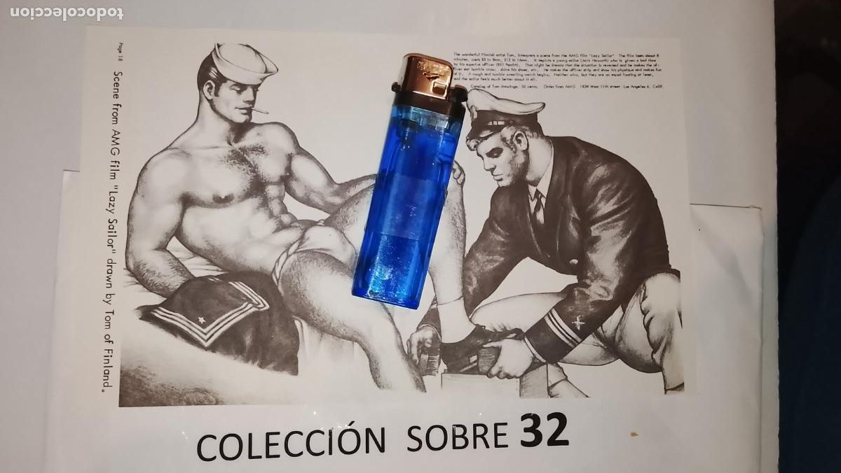 Autres: hoja tematica gay artistica fotografica o comic hombre erotico desnudos culturismo homo sexo EROTICA