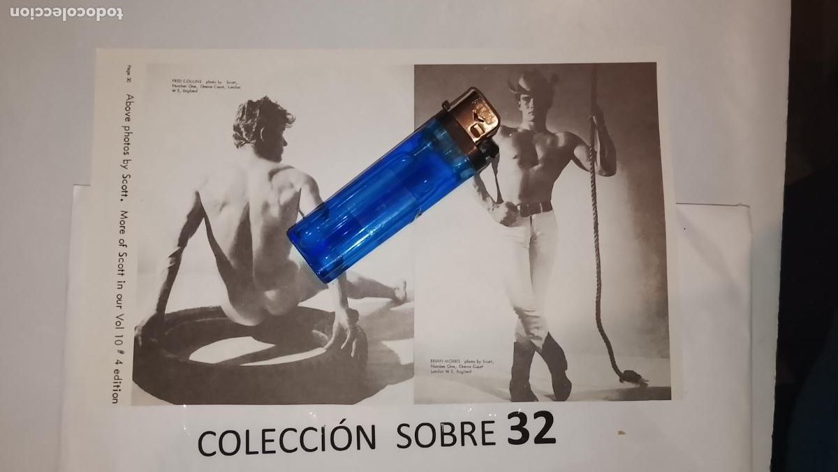 Autres: hoja tematica gay artistica fotografica o comic hombre erotico desnudos culturismo homo sexo EROTICA