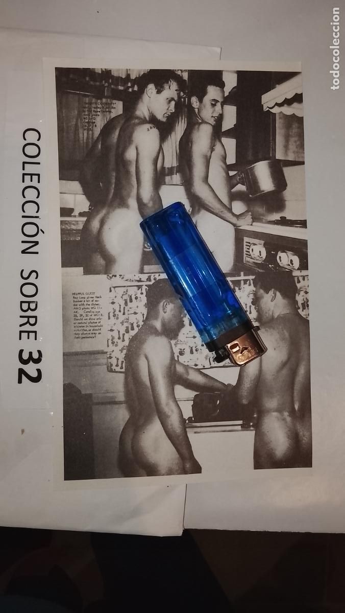 Autres: hoja tematica gay artistica fotografica o comic hombre erotico desnudos culturismo homo sexo EROTICA
