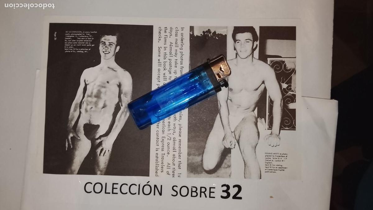 Autres: hoja tematica gay artistica fotografica o comic hombre erotico desnudos culturismo homo sexo EROTICA