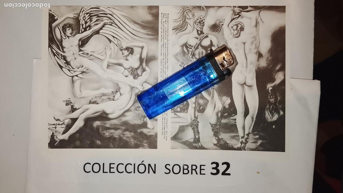 Autres: hoja tematica gay artistica fotografica o comic hombre erotico desnudos culturismo homo sexo EROTICA