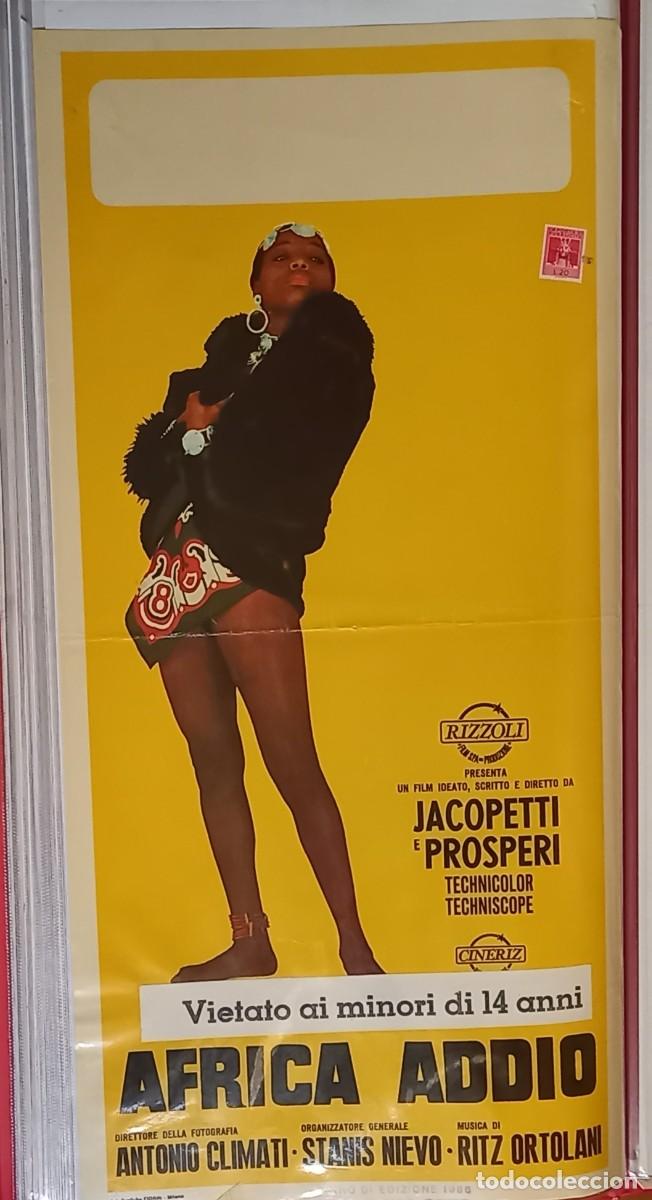 Others for Adults: AFRICA ADDIO 1966 POSTER cm.33X70 FILM DI JACOPETTI E PROSPERI
