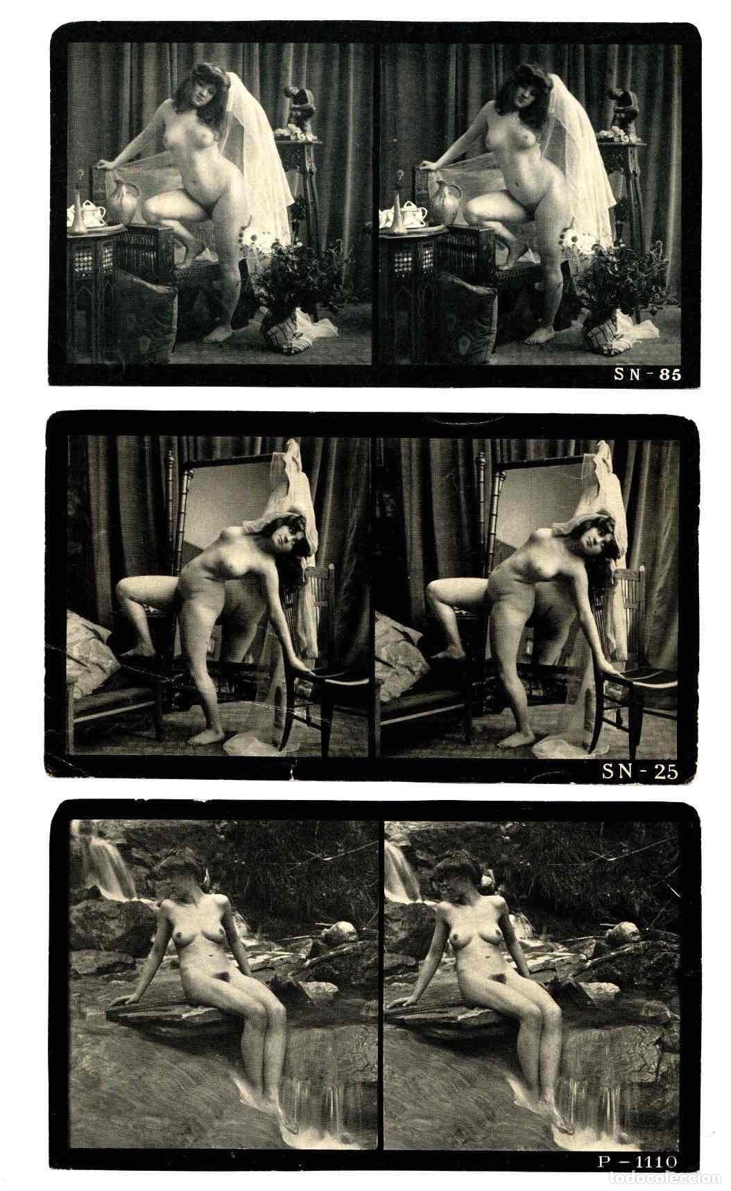 Andere Artikel: LOTE DE 6 TARJETAS EROTICAS. C.1900
