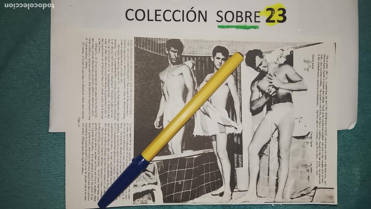 Andere Artikel: hoja tematica gay artistica fotografica o comic hombre erotico desnudos culturismo homo sexo EROTICA