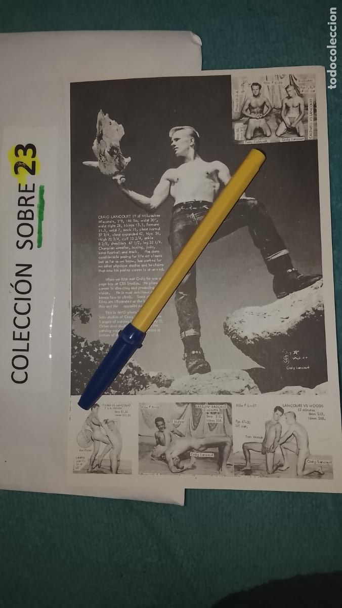 Andere Artikel: hoja tematica gay artistica fotografica o comic hombre erotico desnudos culturismo homo sexo EROTICA